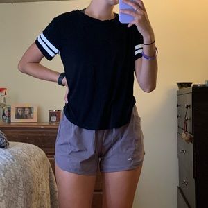 Forever 21 Black Jersey Top